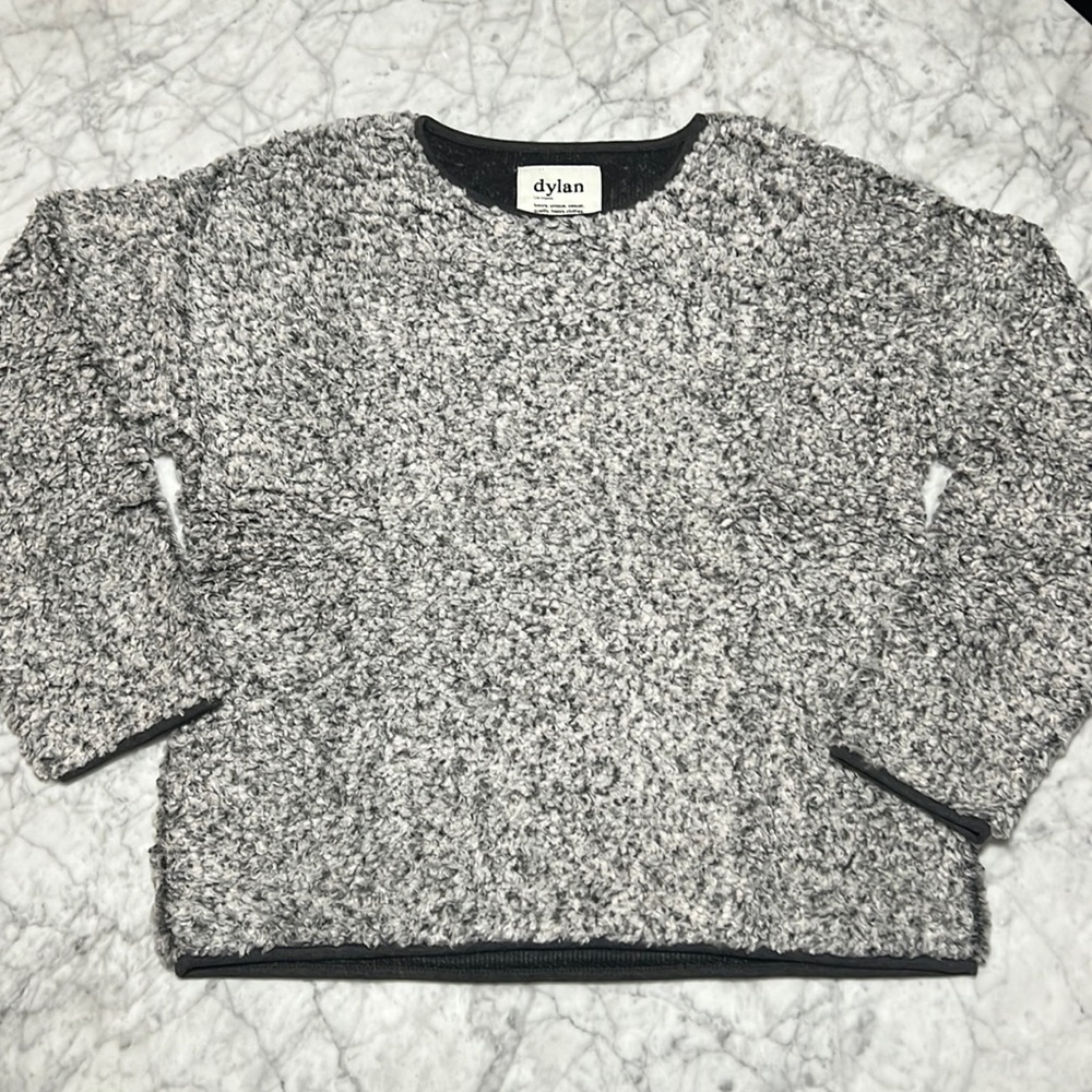 Dylan Los Angeles | Oversized Teddy Bear Crew Neck Pullover Sz L